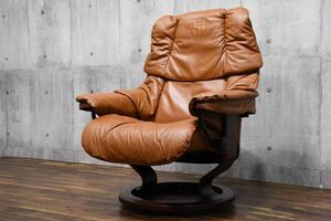 CFC39 EKORNES エコーネス ストレスレスチェア レノ Mサイズ 北欧 ノルウェー レザー/本革張り パーソナルチェア リクライニングチェア