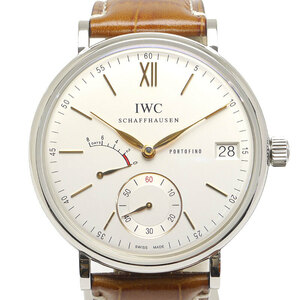 IWC ポートフィノ 8デイズ パワーリザーブ IW510103 手巻き メンズ シルバー文字盤