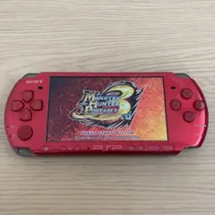 PSP 3000 レッド　047訳あり品