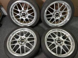 BBS　RG703 RG704 18×8J +40 9J +42 バリ溝　225/40R18　235/40R18　クラウンなど　セダンに　室内保管