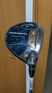 超美品 キャロウェイ パラダイム フェアウェイウッド 3番 15° VENTUS TR5 for Callaway Sシャフト