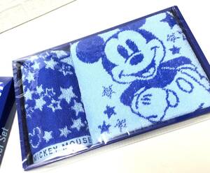 非売品　新品　箱入り　Mickey Mouse　ミッキーマウス　Jacquard towel set タオルセット　第一生命　ディズニー