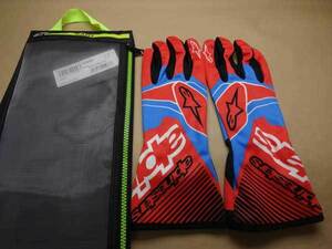 セール特価!アルパインスターズ新品！サイズ多数！■レーシングカートグローブ TECH-1 K RACE v2 GLOVE■レッドコバルトブルー alpinestars