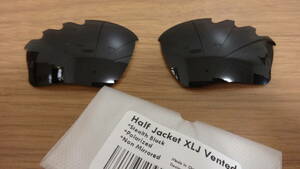 処分価格！！★ ハーフジャケット1.0XLJ用 カスタム偏光レンズ BLACK COLOR VENTED　HALFJACKET　HALF JACKET