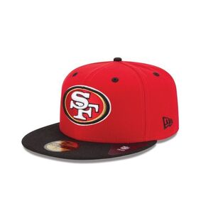 【7.5/8】 NEWERA ニューエラ SF サンフランシスコ 49ers フォーティナイナーズ 2トーン 赤 59Fifty キャップ 帽子 NFL アメフト USA正規品