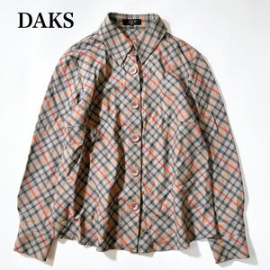 DAKS ダックス チェックシャツ ブラウス L レディース C122403-71