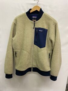 20241105【patagonia】パタゴニア Retro-X BOMBER Jacket レトロX ボンバージャケット M フリースジャケット ベージュ 22830FA19