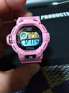 激レア　CASIO G-SHOCK　GW-9200KJ-4JR ライズマン　2010年　ピンク　中古そこそこ美品　送料込み