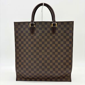 LOUIS VUITTON ルイヴィトン サックプラ N51140 トートバッグ ハンドバッグ ダミエ エベヌ レディース メンズ カジュアル ビジネス