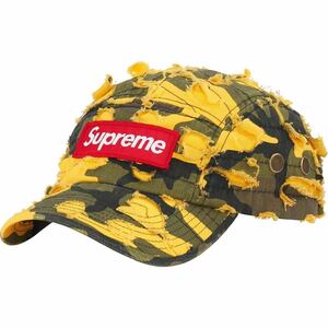 【新品未使用】 22AW 23 新品 Supreme シュプリーム GRIFFIN CAMP CAP キャンプキャップ 帽子 ぼうし グリフィン YELLOW イエロー 黄色