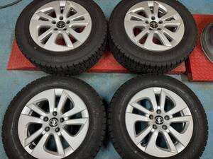 中古スタッドレスセット 50プリウス 純正 15インチ 6.5j +40 PCD100 グッドイヤー アイスナビ7 195/65R15 2023年 バリ山