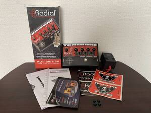 Radial TONEBONE HOT BRITISH DISTORTION ラディアル トーンボーン ホットブリティッシュ ディストーション 真空管 歪みエフェクター