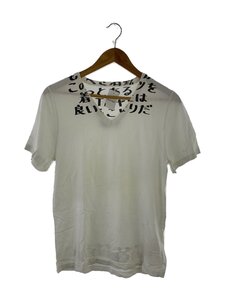 Martin Margiela◆Tシャツ/日本語/エイズT/コットン/WHT/2011