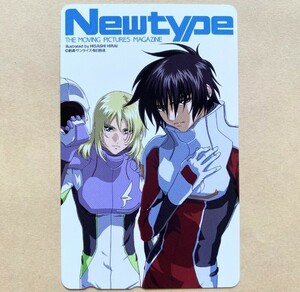 【未使用】 テレカ 50度 機動戦士ガンダムSEED DESTINY レイ・ザ・バレル シン・アスカ 平井久司 Newtype