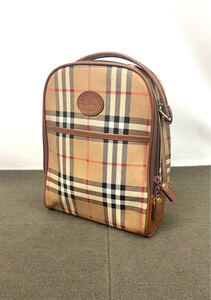 ●Burberrys バーバリー ゴルフ シューズケース ノバチェック シューズバッグ ハンドバッグ Burberry●