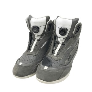 【1円】KUSHITANI クシタニ K-4566 ライディングシューズ FLOW SHOES グレー系 26.5 [240101327496]