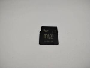 16MB　メガバイト　TOSHIBA　miniSDカード メモリーカード