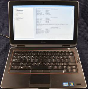 ジャンク DELL LATITUDE E6320 CPU:i7-2640M メモリー:8GB HDD:無し ノートパソコン 76