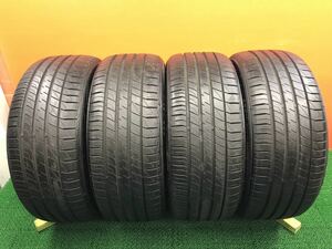 4r-167) 225/45R17 DUNLOP Le Mans V (slinet core 遮音スポンジ付き) 2022年 8.5-9分山 4本