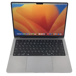 1円 Apple MacBook Pro 14インチ ノートPC A2779 M2 Pro 16GB 512GB Ventura 13.7.1