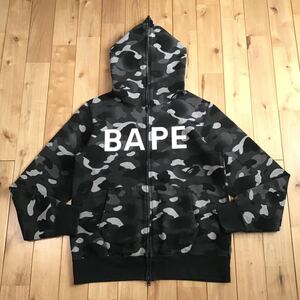 BAPE LOGO グラデーションカモ パーカー Lサイズ shark full zip hoodie a bathing ape BAPE camo エイプ ベイプ アベイシングエイプ i4575