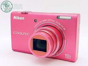 BA0600850　● 1円～ Nikon COOLPIX S6200 ニコン クールピクス ピンク デジタルカメラ デジカメ バッテリー付き 中古