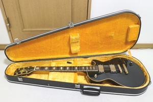 ■超希少 ヴィンテージ■エピフォンコロネットレスポールカスタム■80年代 Epiphone CORONET Les Paul Custom Ebody ブラック 日本製 レア