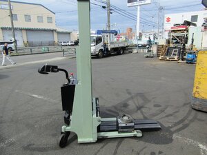 スギヤス　ビシャモン　充電式電動リフト　AST98　バッテリー式上昇走行リフト　荷重800kg　最高位1570mm