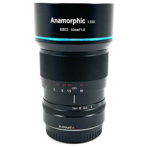 SIRUI 50mm F1.8 Anamorphic (フジフイルムX用) 一眼カメラ用レンズ（マニュアルフォーカス） 【中古】