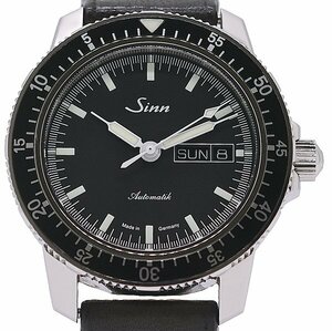 ★箱・ギャラ付！良品！Sinn ジン 104.ST.SA パイロットウォッチ SS レザー 自動巻き メンズ★