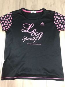 送料無料☆le coq sportif ルコック☆半袖Tシャツ 150cm☆小さめなので140cmお探しの方にもオススメ☆体操教室、クラブ活動などにも