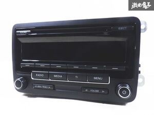 フォルクスワーゲン純正 VW ワーゲン 1K ゴルフ5 ノーマル CD デッキ オーディオ プレイヤー レシーバー 8157640315360 即納 棚