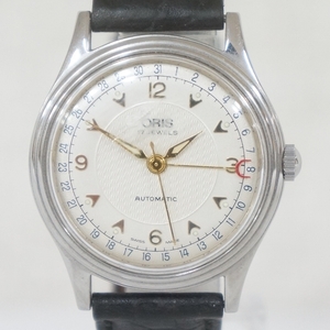 稼働品 ORIS オリス 17石 7403-40B ポインターデイト 裏スケ メンズ 自動巻き 腕時計 9711184311