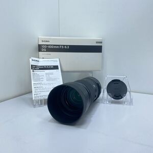 動作未確認　現状品1スタ1円〜Sigma シグマ100-400mm F5-6.3 D（Nikon Fマウント）箱付き　説明書付きカメラレンズ　カビなし　曇りなし