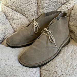 CLARKS ベージュ スエード チャッカブーツ UK7.5 クラークス デザートブーツ 26.5cm