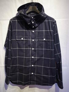 【新品】NUMBER(N)INE CHECK HOODED SHIRT numbernine ナンバーナイン 半袖 シャツ デニム パンツ TEE Tシャツ サイズ3