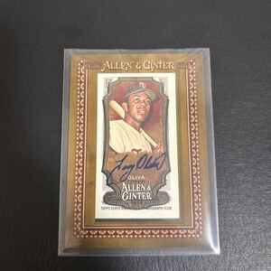 2024年 topps allen&ginter トニー・オリバ選手 直筆サインカード 直書き オートグラフ オンカード ミネソタ・ツインズ