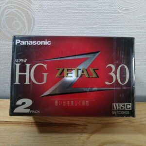 パナソニック SUPER HG ZETAS 30 VHS-C ビデオカセットテープ NV-TC30HGN(2巻入） (21_424_7)