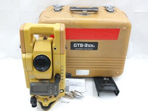 【z29754】TOPCON トプコン GTS-3 10Ⅱ GUPPY エレクトニック トータルステーション 測量機器 日本製 ケース付 通電確認済 格安スタート