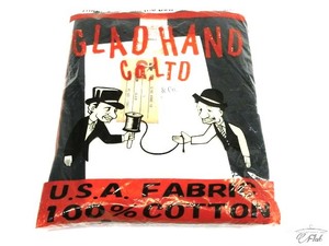 新品 グラッドハンド GLAD HAND 型番18　パックTEE サーマル クルーネック 本付き　管理995 長袖Ｔシャツ black S