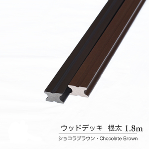 ウッドデッキ用 根太　人工木　40x25x1800mm【チャコールグレー】 西濃運輸営業所止め