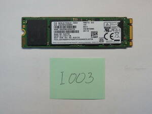 【正常動作品】M.2 SATA SSD1TB（1024GB）/type2280/同梱可能 （管理番号I003）