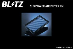 BLITZ エアフィルター SUS POWER AIR FILTER LM フィット GE6 GE7 07 10- L13A ブリッツ 59583