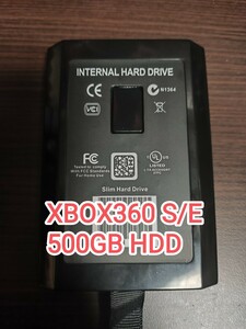 XBOX 360 S/E 500GB 内蔵HDD 初期化済 正常動作確認済 6517時間