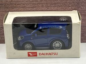 即決有★プルバックカー DAIHATSU ダイハツ Mira ミラ カスタム ブルー 青 カラーサンプル★ミニカー