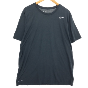 古着 ナイキ NIKE DRI-FIT ワンポイントロゴTシャツ メンズXL /eaa461529