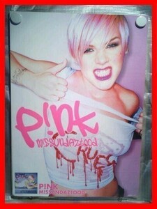 P!nk（ピンク）/Missundaztood【未使用品】B2告知ポスター(非売品)★送料＆筒代無料★