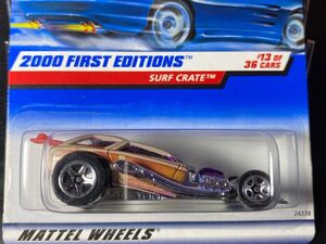 ホットウィール HOTWHEELS SURF CRATE 紫 2000 FIRST EDITIONS