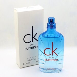 【送料無料】未使用 カルバンクライン シーケーワンサマー 2017 100ml◆CK one◆シーケーワンサマー2017◆Calvin Klein ck one summer 2017