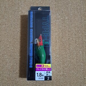 未使用 ダイワ エメラルダス イカメタル ドロッパーTYPE-E 1.8号 赤緑(赤下地) 送料140円